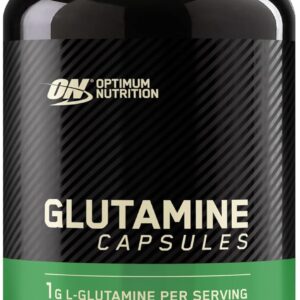 Optimum Nutrition L-Glutamine Muscle Recovery Capsules, 1000mg, 240 Count (Package May Vary)