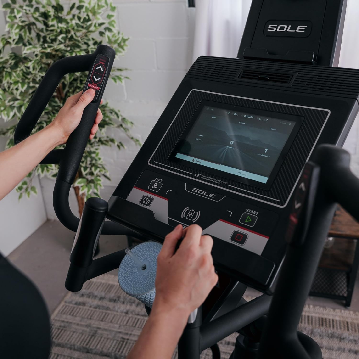 SOLE Fitness Elliptical Exercise Machines, Models E25, E35, E95, E95S, E98, Elliptical Machines for Home Use, Home Exercise Equipment for Cardio Training, Work from Home Fitness Stepper Machine - Image 6
