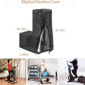 Elliptical Exercise Machine Cover – Dust-Proof & Waterproof Trainer Protective Cover for Home Use