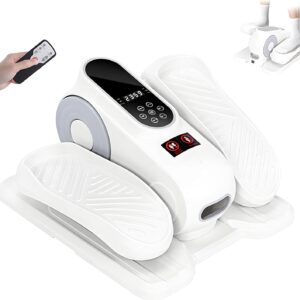 Under Desk Elliptic Leg Exercise Machine, 12 Speed Adjustment, Forward and Backward Movement, Suitable for Elderly Leg Exercise Oval Machine Seniors Oval Foot Pedal Machine