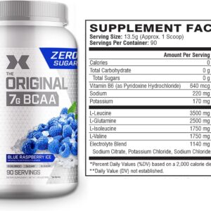 Xtend Original BCAA Powder 7g BCAA and 2.5g L-Glutamine, Sugar Free Post Workout Muscle Recovery Drink with Amino Acids for Men & Women, 90 Servings