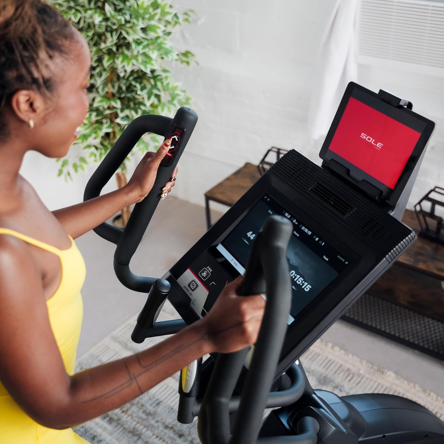 SOLE Fitness Elliptical Exercise Machines, Models E25, E35, E95, E95S, E98, Elliptical Machines for Home Use, Home Exercise Equipment for Cardio Training, Work from Home Fitness Stepper Machine - Image 4
