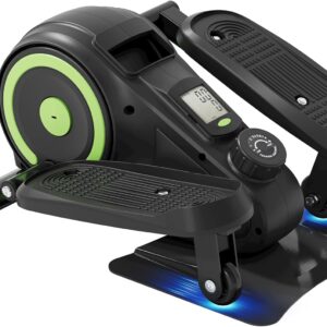 Under Desk Elliptical Machine, Pedal Exerciser Fully Assembled with 8 Resistance Levels