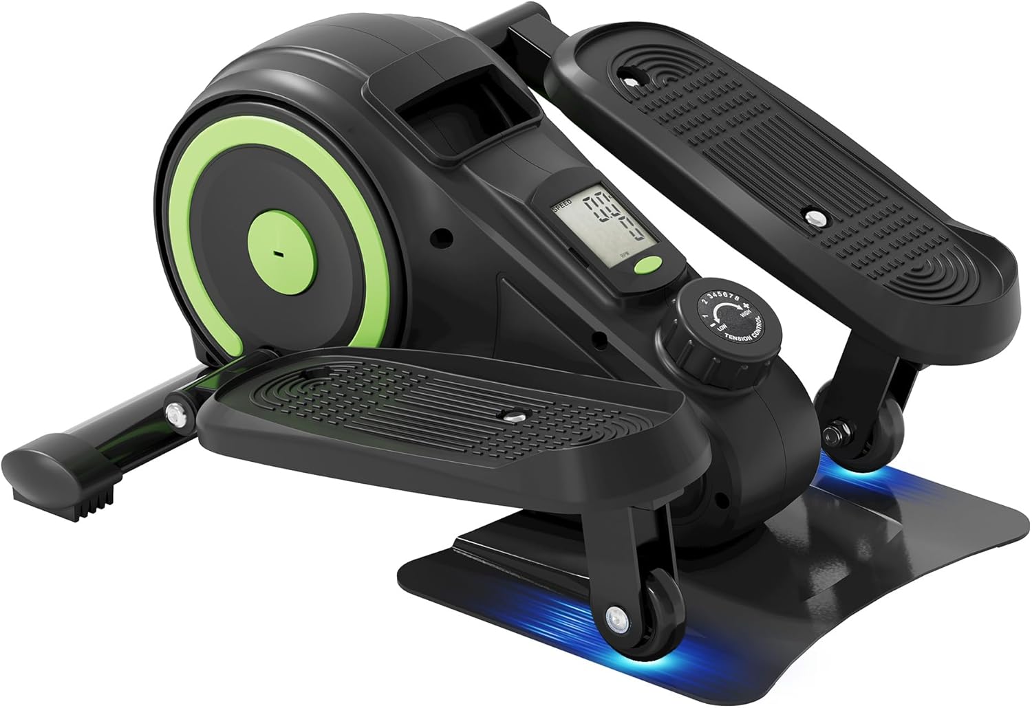 Under Desk Elliptical Machine, Pedal Exerciser Fully Assembled with 8 Resistance Levels