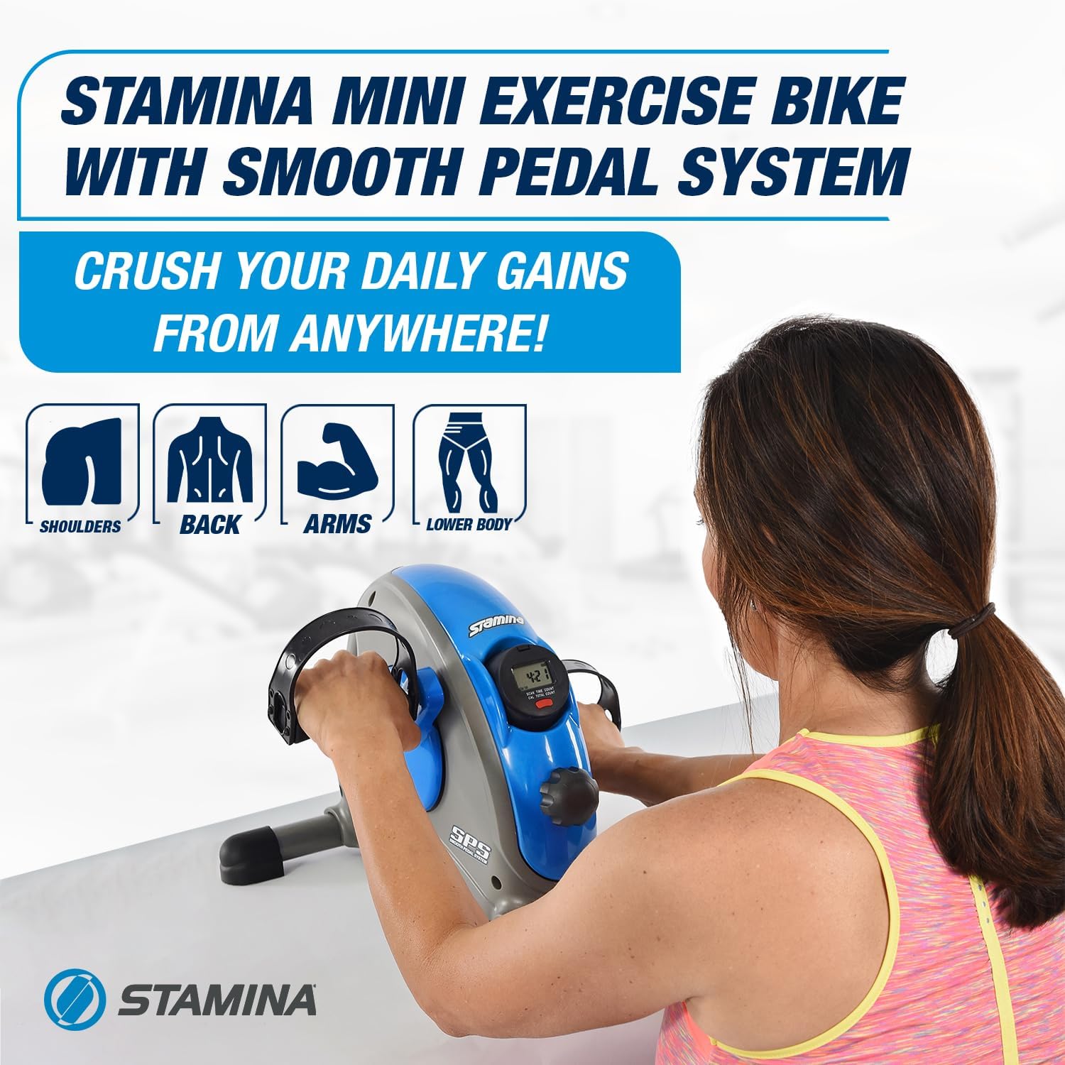 Stamina Exercise Bike with Smooth Pedal System - Image 3