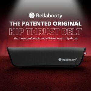 Bellabooty OG Belt – Bellabooty Exercise Hip Thrust Belt – For Dumbbells, Kettlebells, and Plates – Slip-Resistant Padding for Hip Protection – Perfect for Gym, Home, and On-the-Go Workouts