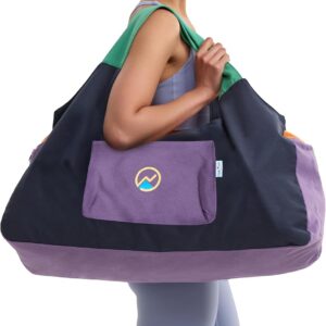 JoYnWell Yoga Bags and Carriers Fits All Your Stuff, Extra Large Yoga Mat Bag Full Zip Yoga Mat Bag with 3 Zipper pockets