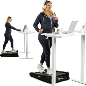 Lifepro Smallest Portable 30in Small Mini Walking Pad Treadmill Installation Free, Adjustable Incline, Under Desk Work Compact Treadmills for Home/Office – Max Load 220Lbs & Speed 3MPH