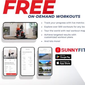 Sunny Health & Fitness Elite Recumbent Cross Trainer & Elliptical Machine with Arm Exercisers for Home Arm/Leg Training, Easy Adjust Seat & Mesh Backrest, Free SunnyFit App Bluetooth Connectivity