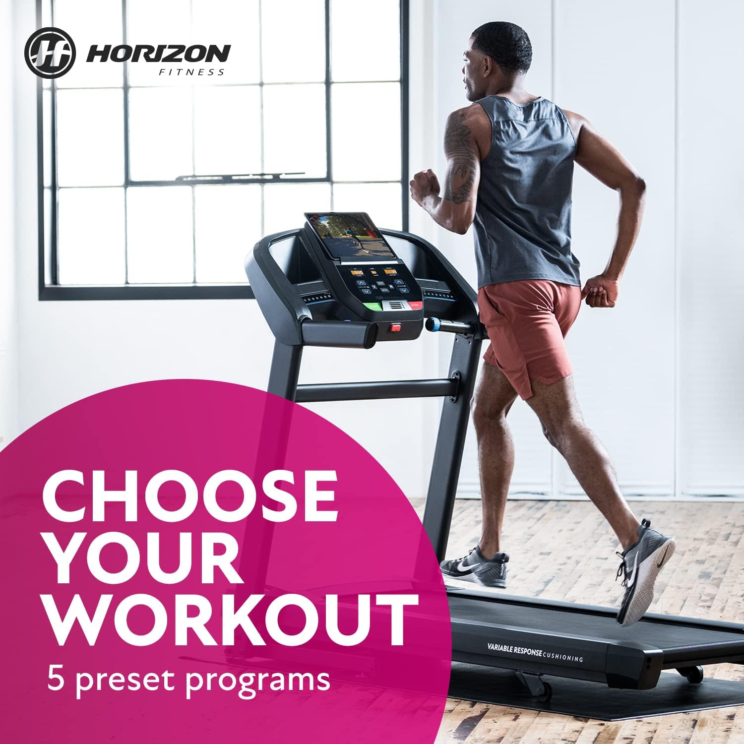 Horizon Fitness Folding Treadmill - Image 6