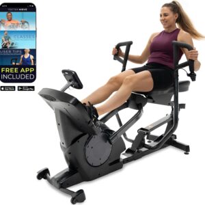 Teeter Power10 Rower with 2-Way Magnetic Resistance Elliptical Motion – Indoor Rowing Machine w/HRM Connectivity, Teeter Move App – Free Classes & Coaching