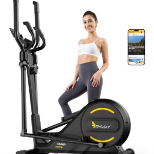 MR. CAPTAIN Elliptical Exercise Machine, Elliptical Machine for Home,16 Resistance Levels,300LBS