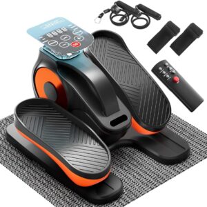 Under Desk Elliptical Machine, Electric Ellipse Leg Exerciser with Remote,Suitable for Leg Exercises for Elderly People ，12 Auto Modes &12 Adjustable Quiet