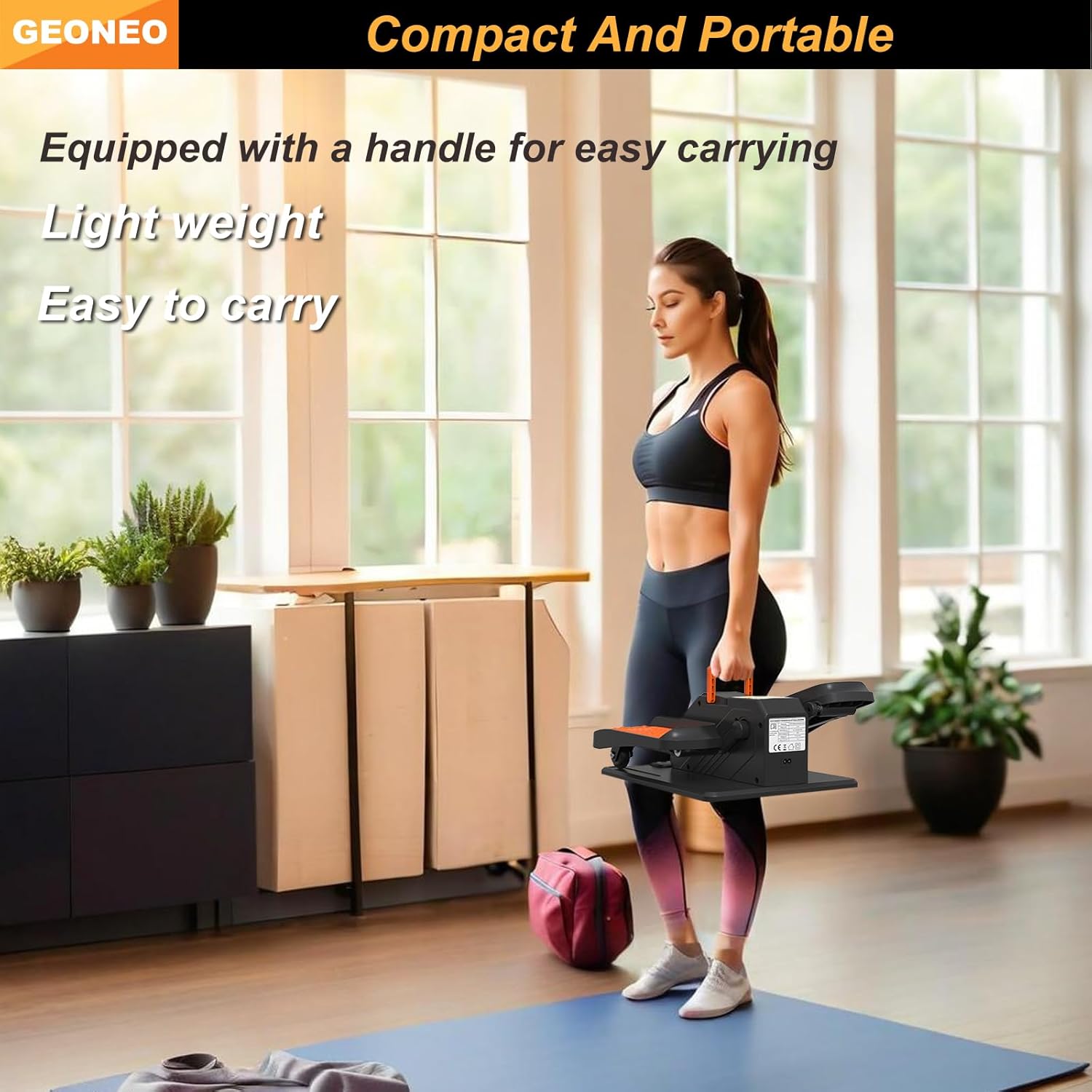 Under Desk Elliptical Machine, Electric Elliptical Exerciser for Senior, Quiet & Portable Seated Pedal Exerciser with Remote Control, Manual & Auto Mode, 12 Adjustable Speeds - Image 7