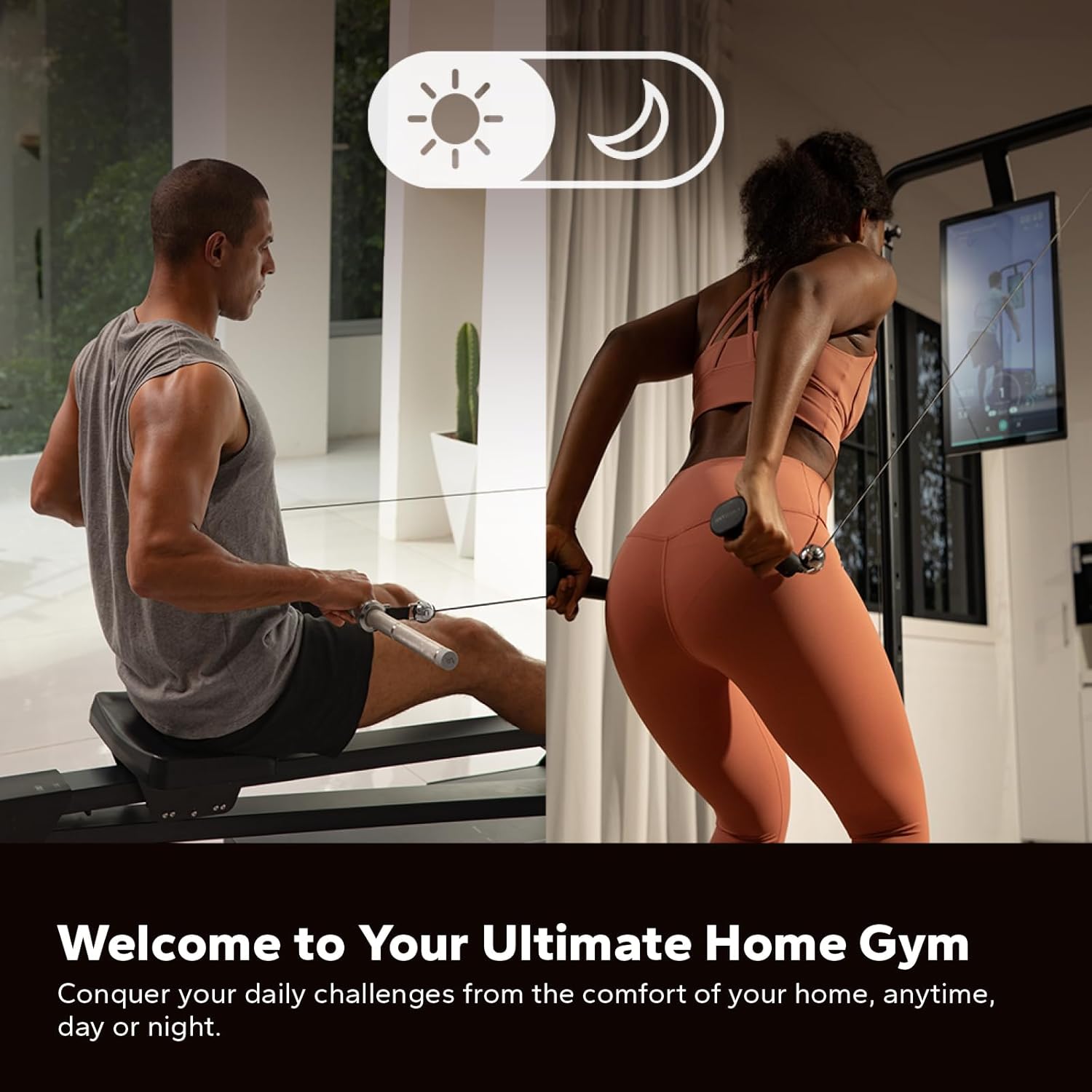Speediance Gym Monster Smart Home Gym, Multifunctional Strength Training Machine, Smith Machine Power Cage Workout Station, Squat Rack Cable Machine, Full Body Fitness Equipment for Home Workout - Image 2