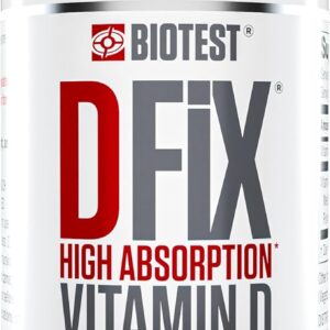 Biotest D Fix – 5000 IU High-Absorption Vitamin D3, 90 Servings – 90 Softgels