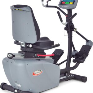 CardioStep Recumbent Semi-Elliptical Cross Trainer with Swivel Seat, grey (CS-600)