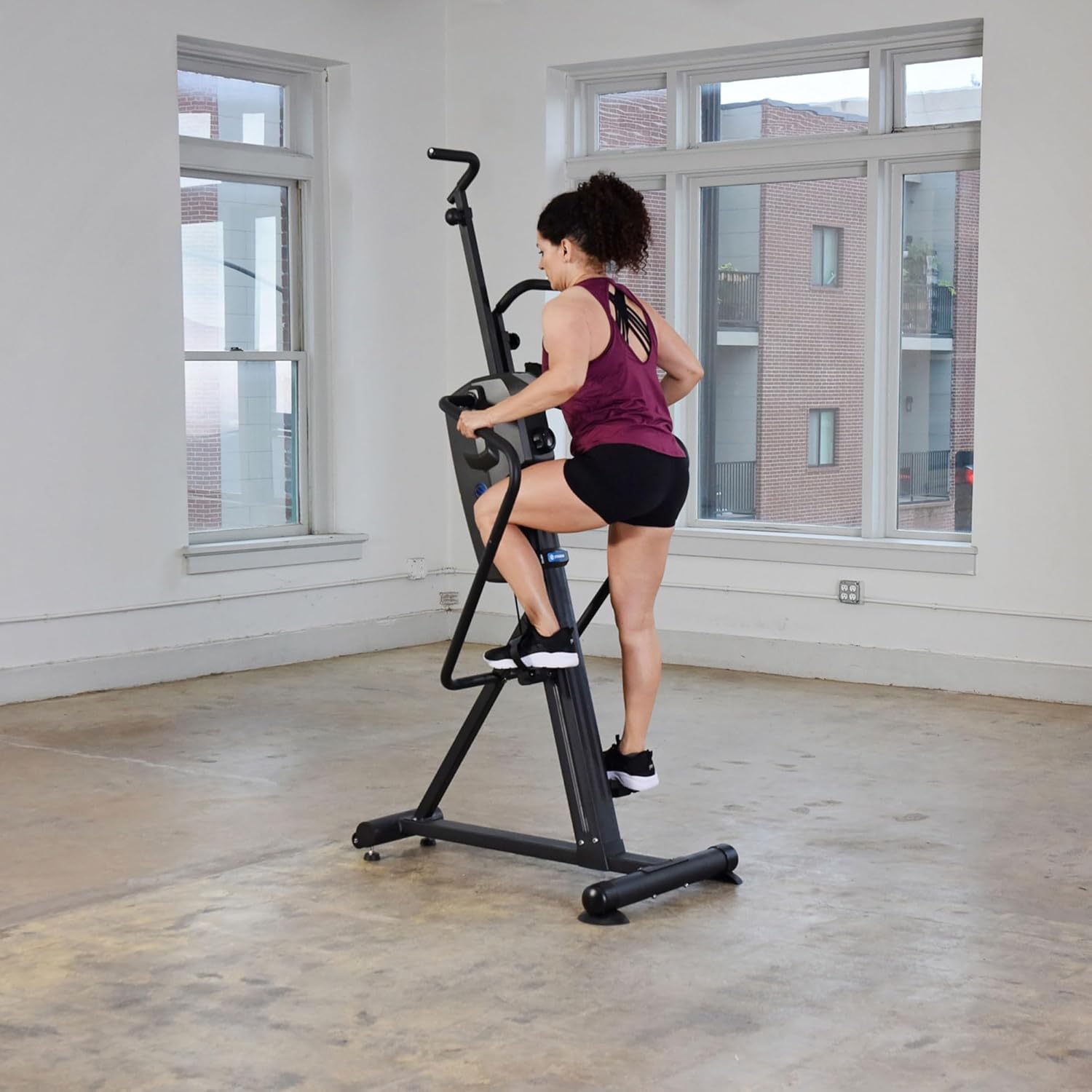 Stamina Products Cardio Climber Home Workout Fitness Exercise Machine with Smart Coaching, LCD Monitor, And Wheels for Easy Storage - Image 4