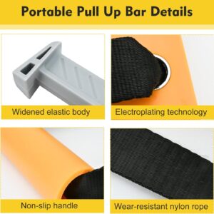 D01GZ Portable Pull Up Bar For Doorway, Travel Pull Up Bar For Home Fitness and Travel, No Assembly Required, Strong and Firm(Max330lb)