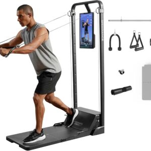 Speediance Gym Monster Smart Home Gym, Multifunctional Strength Training Machine, Smith Machine Power Cage Workout Station, Squat Rack Cable Machine, Full Body Fitness Equipment for Home Workout