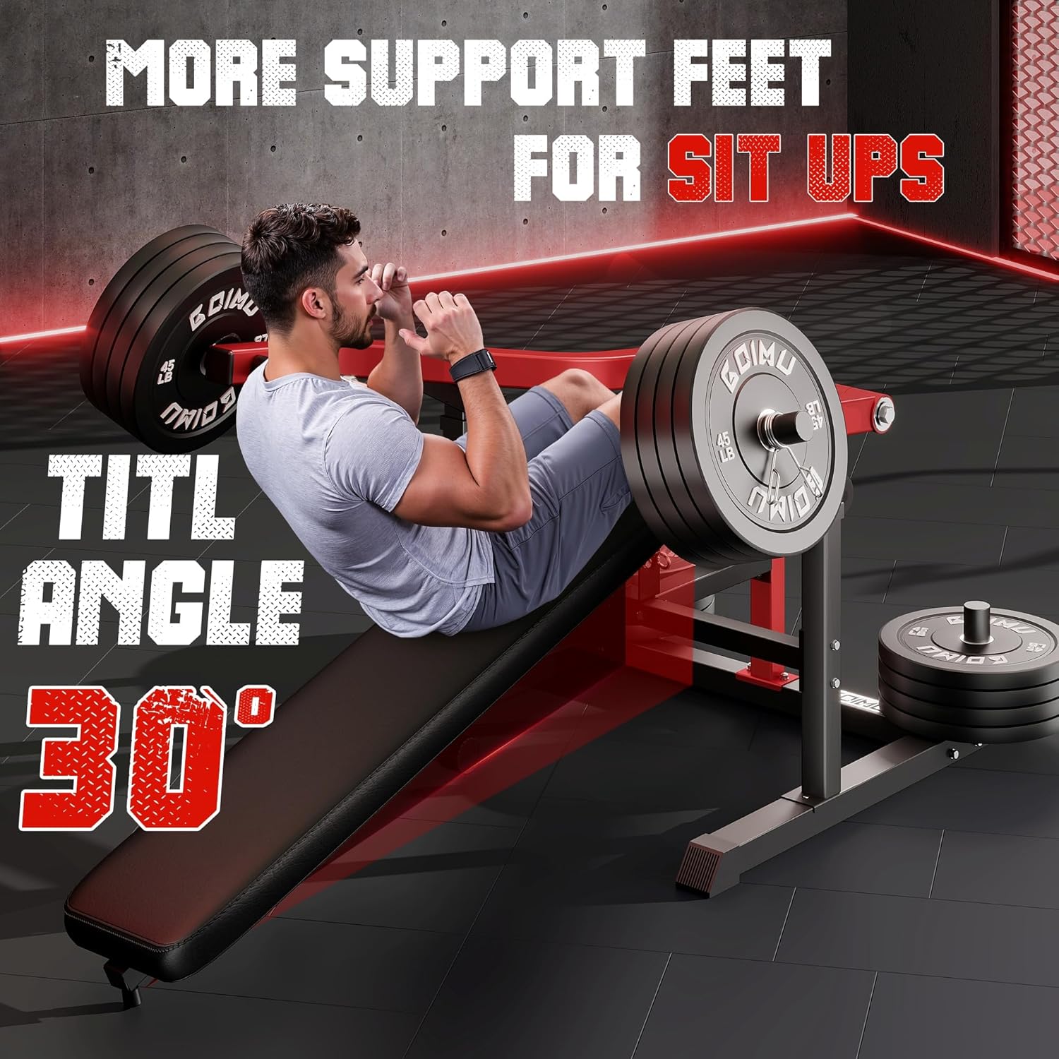 Chest Press Machine, Z1-PRO Weight Bench Press Machine with Independent Arms, Adjustable Flat Incline Bench Press for Chest, AB Workout Home Gym Equipment - Image 4