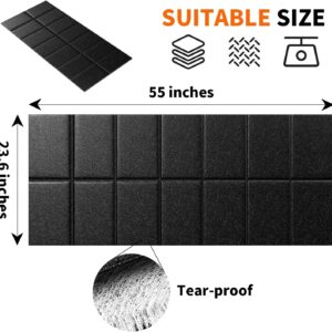 Walking Pad Mat for Carpet, Treamill Mat for Hardwood Floors, High Density, 1/4 Thickness, Folable, Floor Protection for Bike, Elliptical, Treadmill