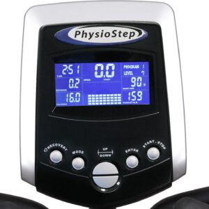 Physio Step HXT Recumbent Compact Semi-Elliptical Cross Trainer, Grey/Black