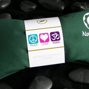 Yoga Eye Pillows – Unscented Eye Pillows – Namaste Hot Cold for Stress, Meditation, Spa, Relaxation Gifts – Made in USA Set of 4 – Green