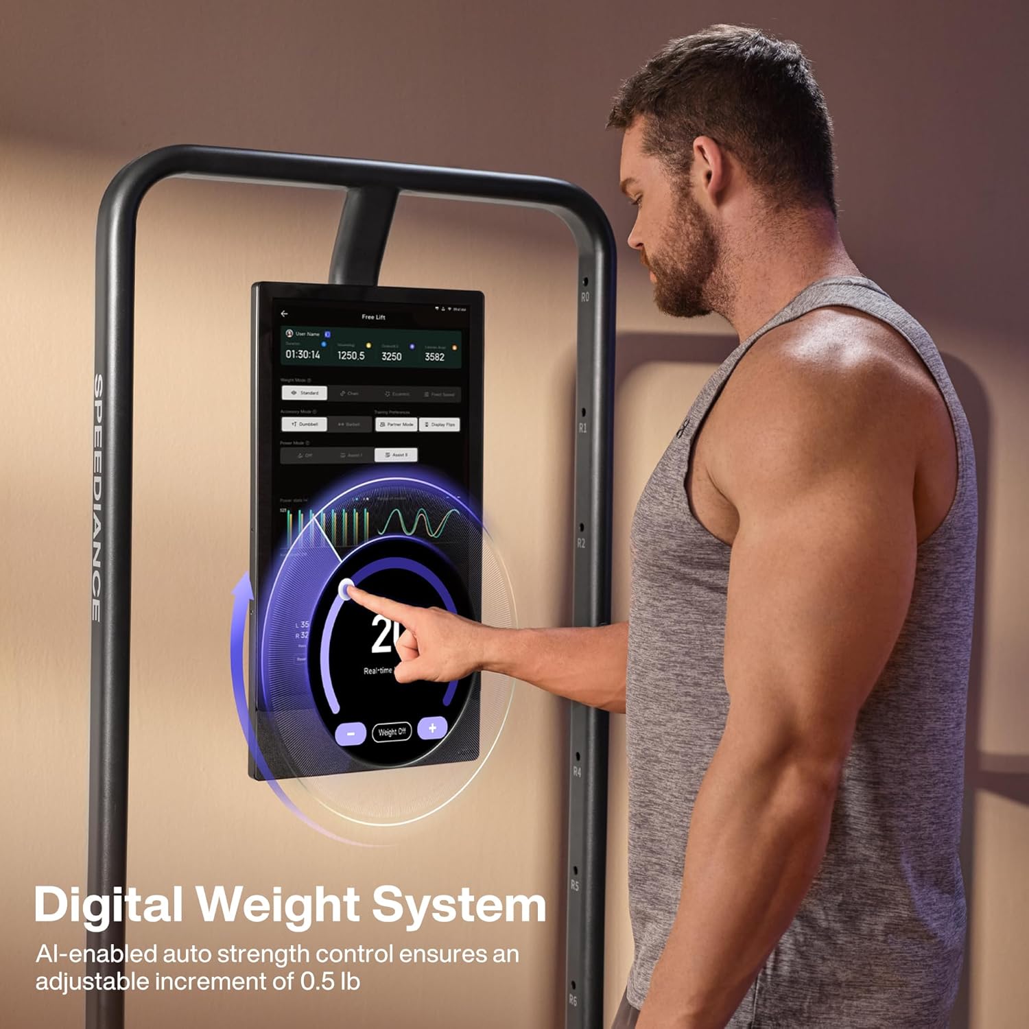 Speediance Home Gym, Smart AI-Powered Multi-Functional Smith Machine for Full Body Strength Training, All-in-one Gym Equipment, Digital Weight System, Workout Station, Squat Rack, Gym Monster 2 - Image 5
