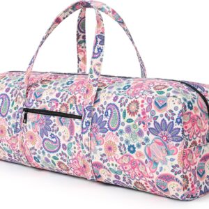 Boulder Bee | Yoga Mat Bag | Large Yoga Mat Carrier with Wet Pocket | Yoga Gifts | Gym Tote Bag for Women