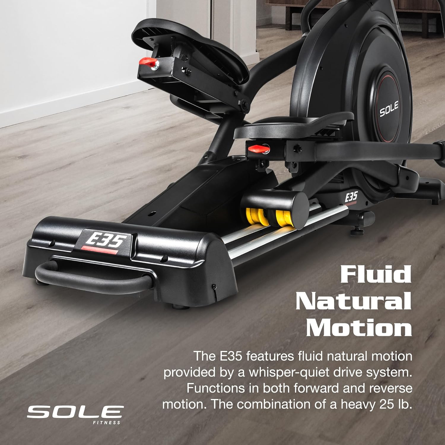 SOLE Fitness Elliptical Exercise Machines, Models E25, E35, E95, E95S, E98, Elliptical Machines for Home Use, Home Exercise Equipment for Cardio Training, Work from Home Fitness Stepper Machine - Image 5