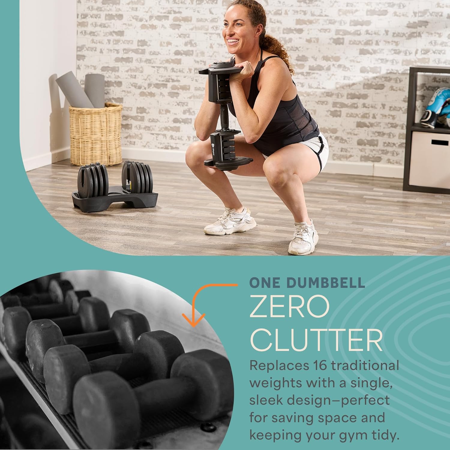 Lifepro Adjustable Dumbbells – 25lb Pair or 90lb Single, Quick-Select Hand Weights for Men/Women – Space Saving Exercise Fitness Dumbbells for Home Gym Strength & Weight Training - Image 4