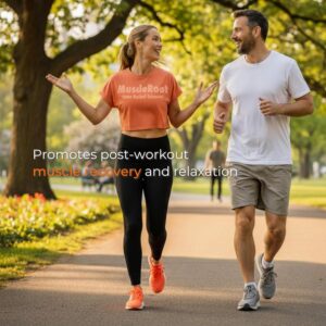 Muscle Recovery Supplement | Plant-Based Muscle Relaxer for Post-Workout Inflammation Support, with Organic Turmeric, Frankincense & Nopal Cactus | 60 Capsules by Sana Herbal
