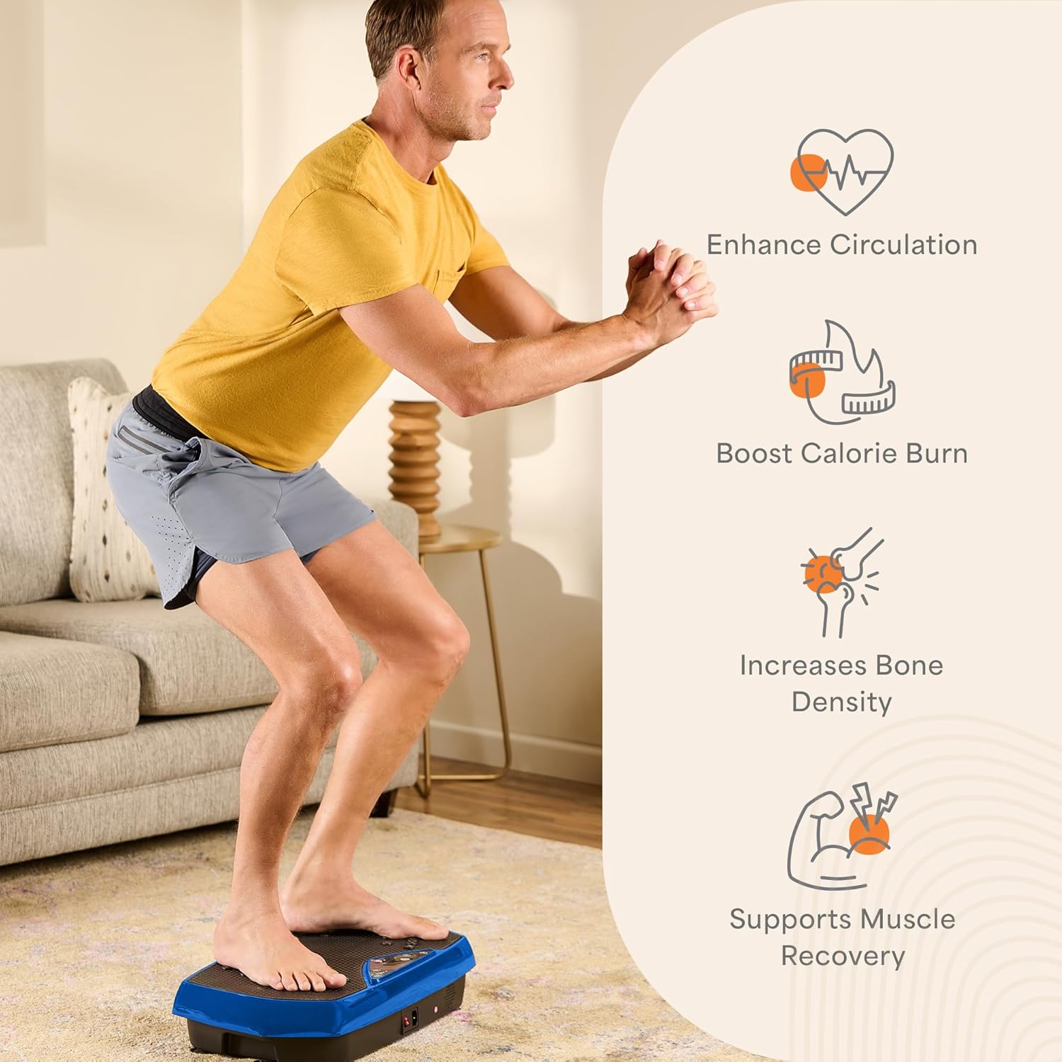 Lifepro Vibration Plate Exercise Machine with Magnetic Acupoints - Full Body Vibration Platform for Beginners and Recovery - Ideal Lymphatic Drainage Massager for Muscle Toning and Overall Fitness - Image 3