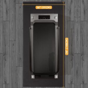 Elevon Treadmill Mat, 1/4″ Thick Walking Pad with Shock Absorption Noise Reduction, Non-Slip High Density Home Gym Floor Mats for Treadmills, Elliptical, Exercise Bike, 36″ x 78″ Fitness Equipment Mat
