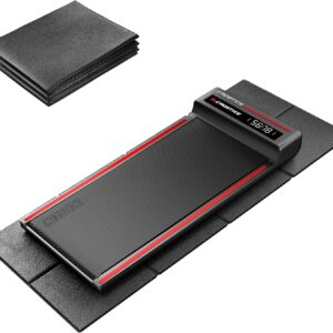 Walking Pad Mat 26 x 60, 1/4 Thick Floor Mat for Under Desk Treadmill for Carpet & Hardwood, Shock Absorption Protector for Small Mini Treadmill, Waterproof & Anti-Slip, Heavy-Duty