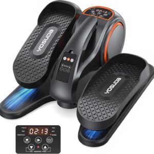 YOSUDA Under Desk Elliptical,Elliptical for Seniors Fully Assembled,Quiet & Portable Electric Seated Pedal Exerciser with 10 Level Resistances & Speeds,Remote Control