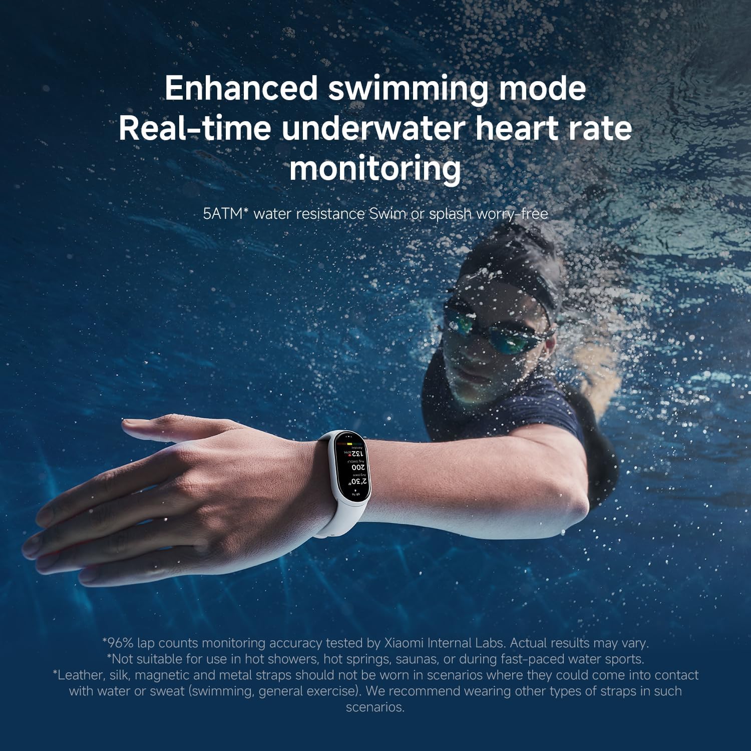 Xiaomi Mi Smart Band 10 (2025) Global Version - 1.72" AMOLED Display | 21 Days Battery Life | Touchscreen, Multi-Sport Tracker, Activity Tracker, Heart Rate Monitor | BT5.4 - (Midnight Black) - Image 10