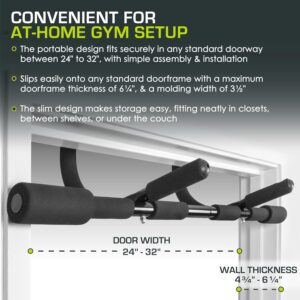ProsourceFit Pull Up Bar for Multi Use Fitness & Home Gym Exercise