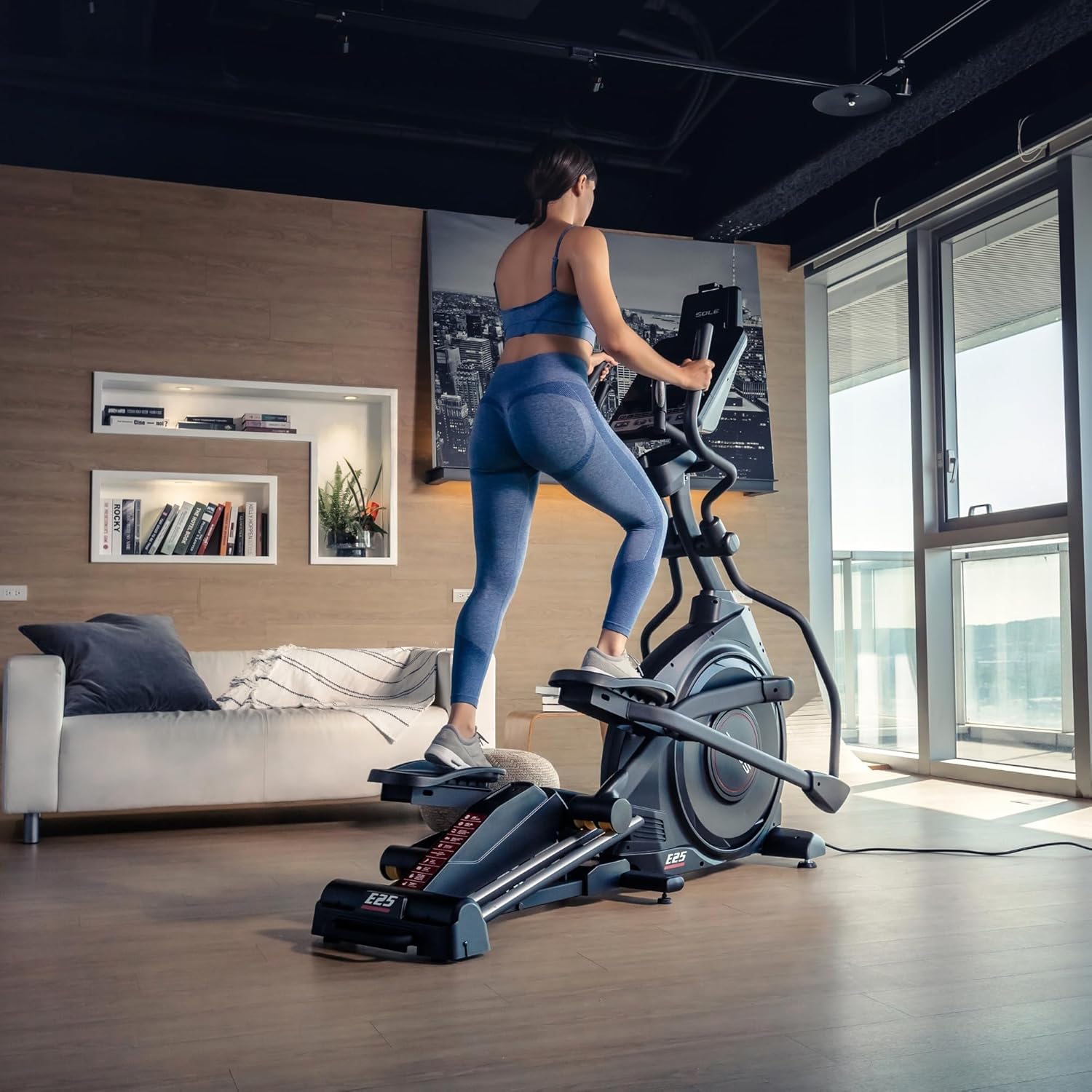 SOLE Fitness Elliptical Exercise Machines, Models E25, E35, E95, E95S, E98, Elliptical Machines for Home Use, Home Exercise Equipment for Cardio Training, Work from Home Fitness Stepper Machine - Image 2