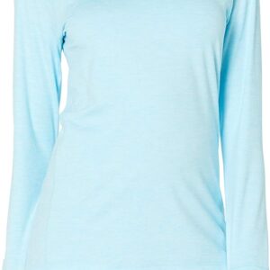 Amazon Essentials Womens Brushed Tech Stretch Long-Sleeve Crewneck Shirt (Available in Plus Size)