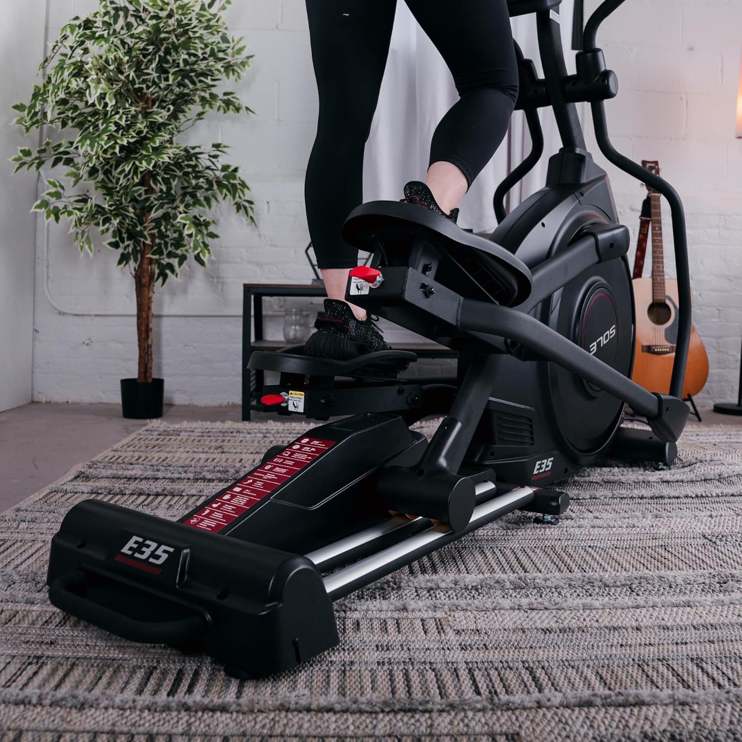 SOLE Fitness Elliptical Exercise Machines, Models E25, E35, E95, E95S, E98, Elliptical Machines for Home Use, Home Exercise Equipment for Cardio Training, Work from Home Fitness Stepper Machine - Image 7