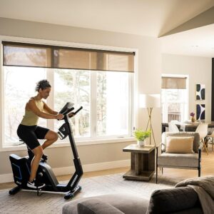 Horizon Fitness 5.0U Upright Bike, Fitness & Cardio, Magnetic Resistance Cycle with Bluetooth, Padded Seat, Step-through Frame, and 300lb Weight Capacity
