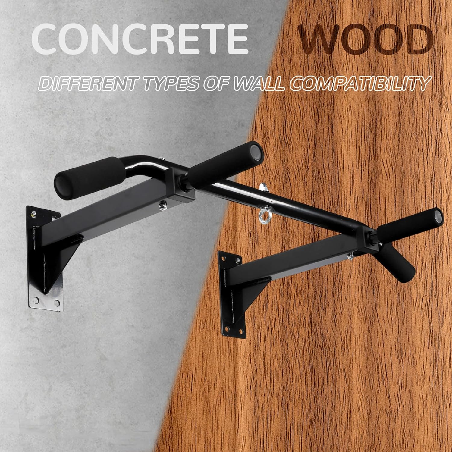 Pull Up Bar Wall Mounted Multifunctional Wall Mounted Pull Up Bar for Home Gym Workout Strength Training Equipment - Image 6