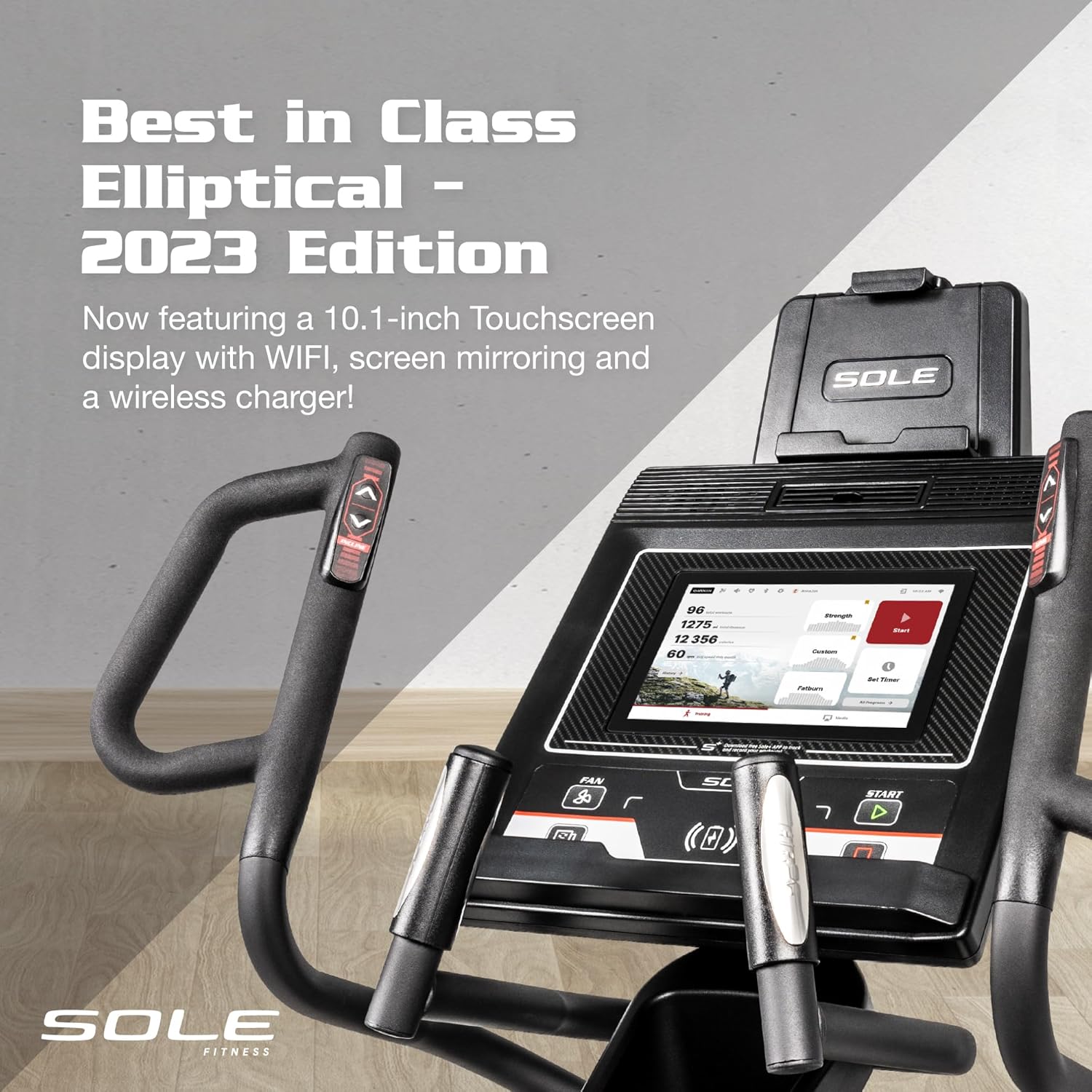 SOLE Fitness Elliptical Exercise Machines, Models E25, E35, E95, E95S, E98, Elliptical Machines for Home Use, Home Exercise Equipment for Cardio Training, Work from Home Fitness Stepper Machine - Image 3