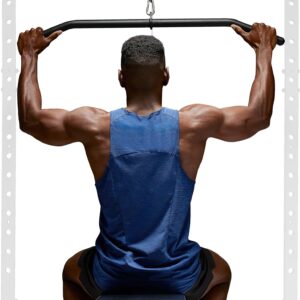 Sunny Health & Fitness Power Cage Squat Rack Upgrade Attachments, Dip Bar, Plate Bar Holder, Belt Squat, J Hook, Lat, Adapter, U Ring, Pull Up Bar, Landmine, Captain’s Chair, Tricep Rope For Home Gym
