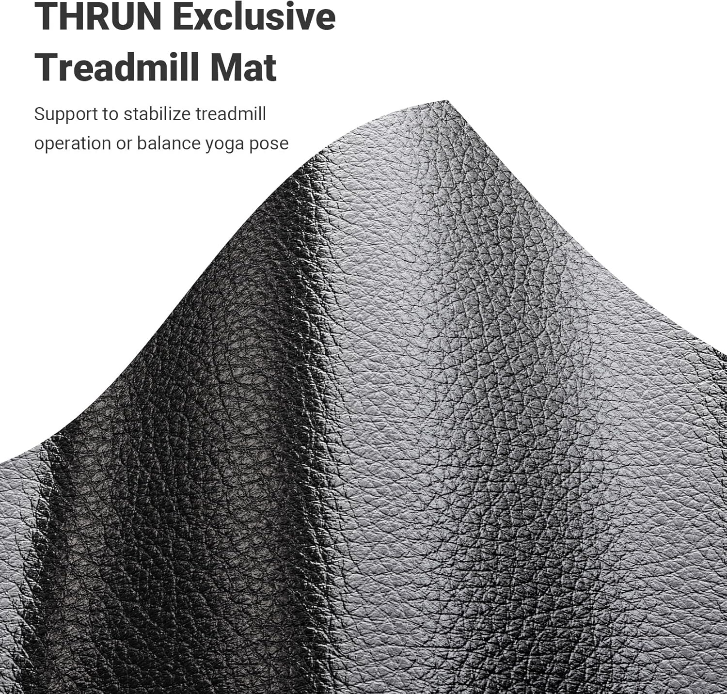 THERUN Home Gym Treadmill Exercise Bike Mat Non-Slip, Workout Mat Thick, Heavy-Duty Floor Mat for Fitness and Yoga, 2 Size Options - Image 3