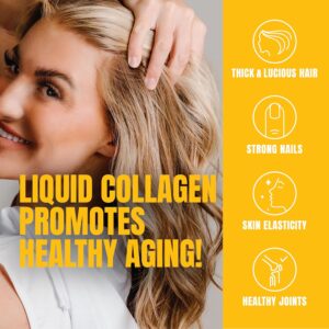 PROSUPPS Amino23 Liquid Collagen Shots, Citrus Punch – Collagen Peptide Post Workout Supplement Supports Healthy Aging, Joints, Skin & Hair – Gluten-Free & Zero Sugar – 16 Servings