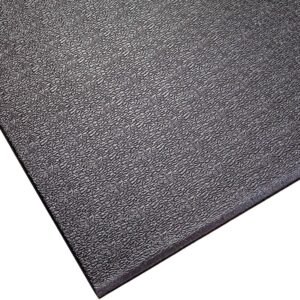 Supermats Heavy Duty Equipment Mat 20GS Made in U.S.A. for Indoor Cycles Exercise Upright Bikes and Steppers (2 Feet x 3 Feet 10 In) (24-Inch x 46-Inch) (60.96 cm x 116.84 cm) , Black
