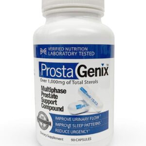 ProstaGenix Multiphase Prostate Supplement -5 Bottles- Featured on Larry King Investigative TV Show – Over 1 Million Sold – End Nighttime Bathroom Trips, Urgency, Frequent Urination.